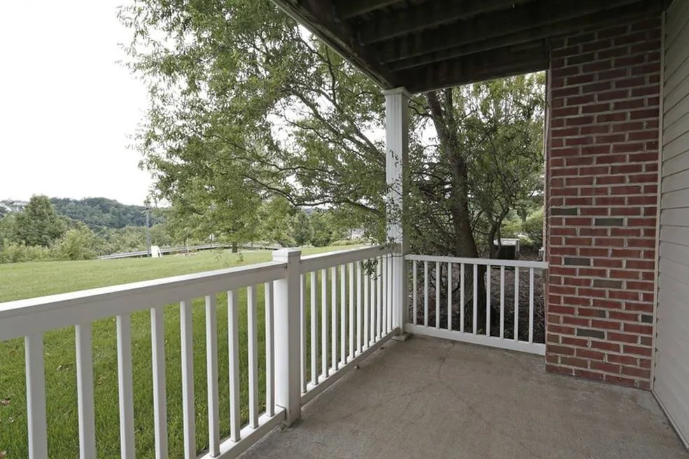 Spacious private balcony at Ventana Hills in Coraopolis, Pennsylvania