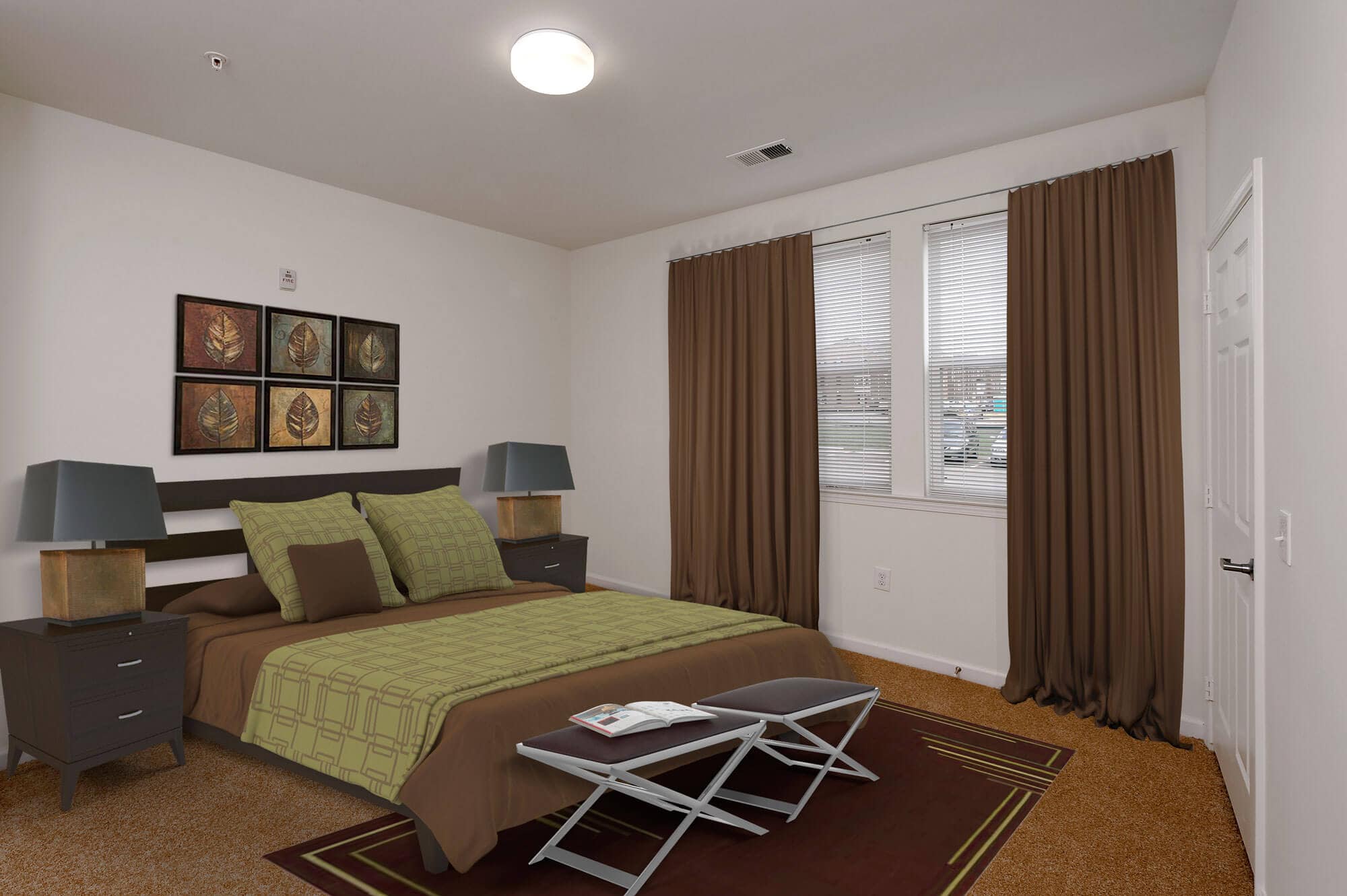 Bedroom at Adams Crossing Apartment Homes in Waldorf, Maryland