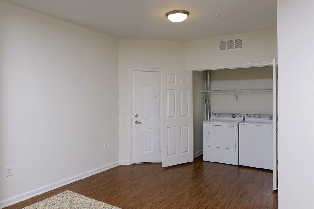 Washer and dryer at Adams Crossing Apartment Homes in Waldorf, Maryland