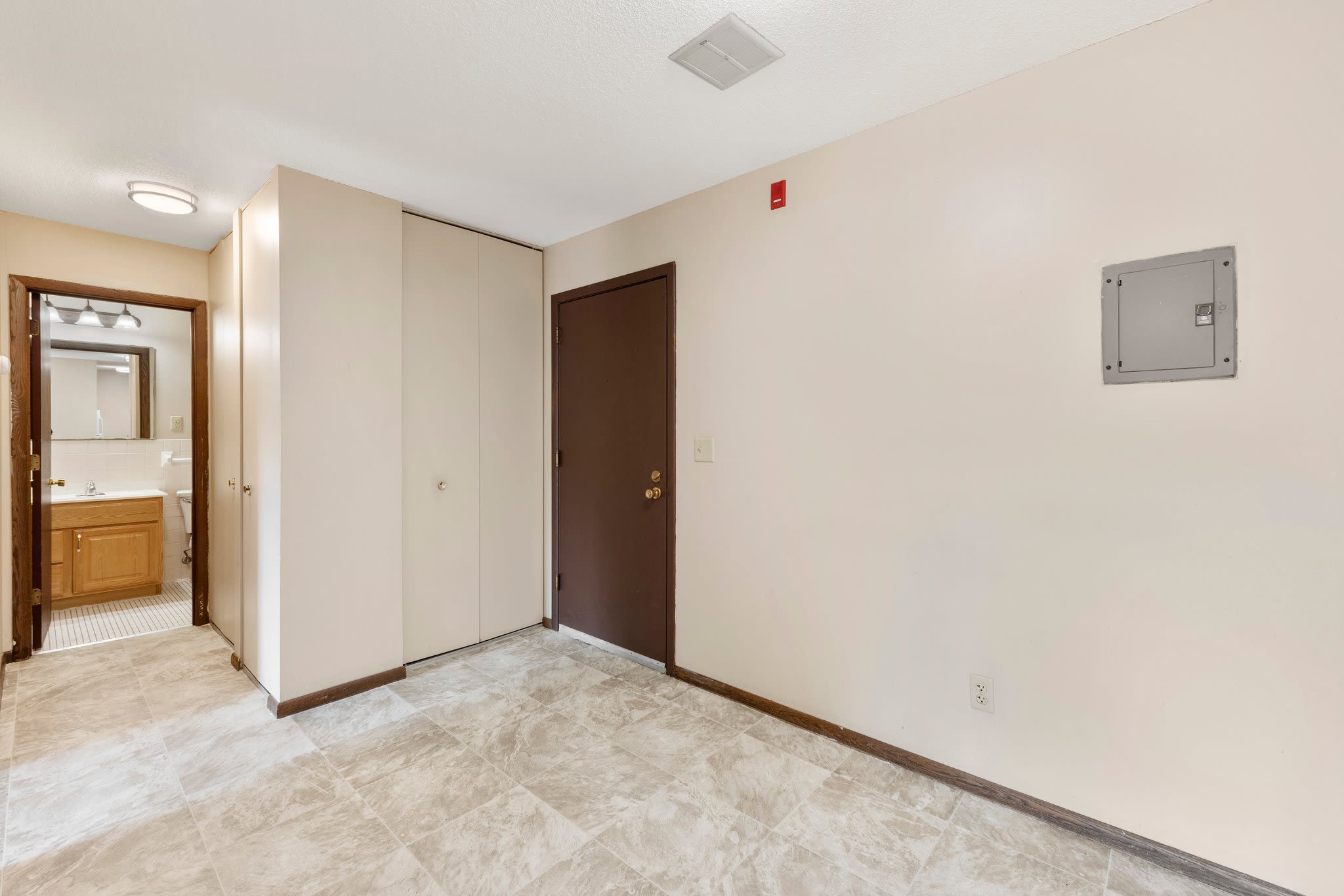 Hall-way at Shamrock Court Apartments in Saint Paul, Minnesota