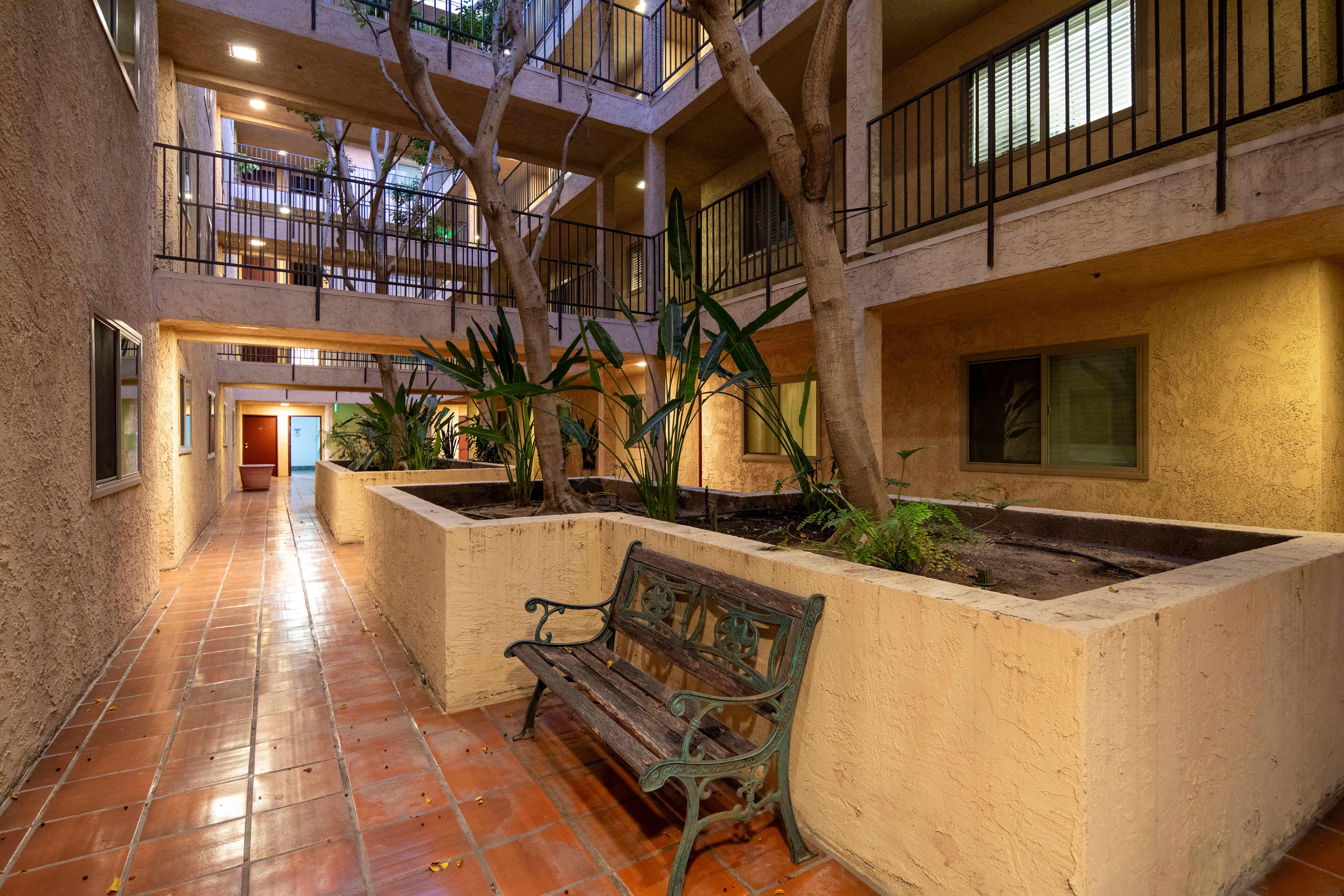Sitting area  at Hillcrest Summit in San Diego, California