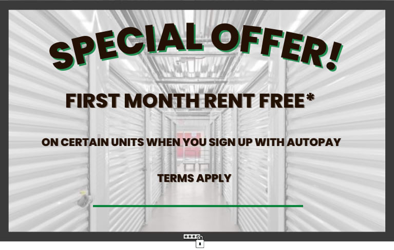 Special Offer at Global Self Storage in McCordsville, Indiana
