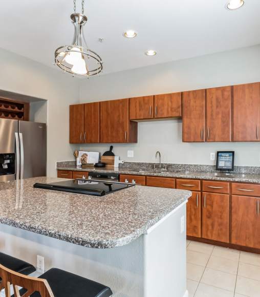 Modern kitchen at Vintage Park in Houston, Texas