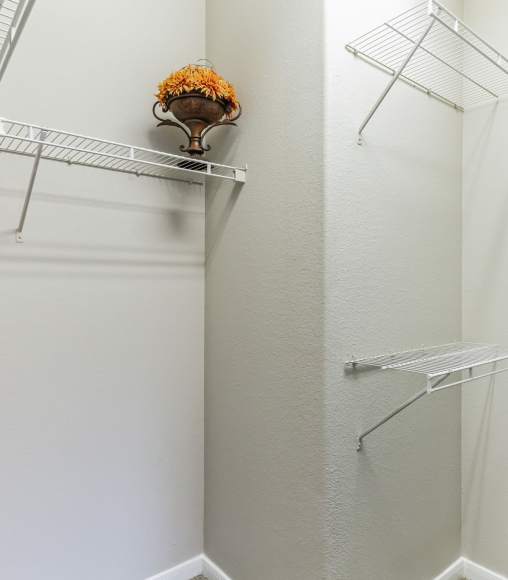 Walk-in closet at Vintage Park in Houston, Texas