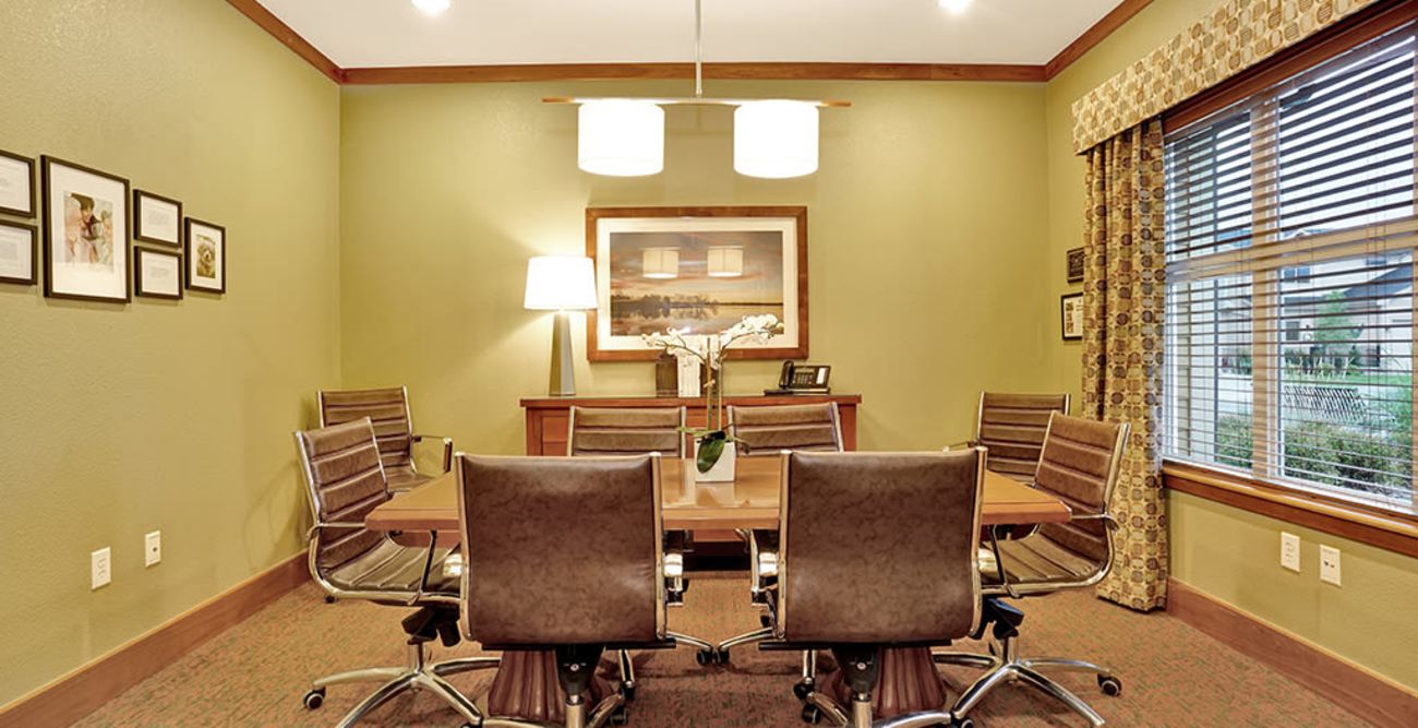 Meeting space at Seven Lakes Memory Care in Loveland, Colorado