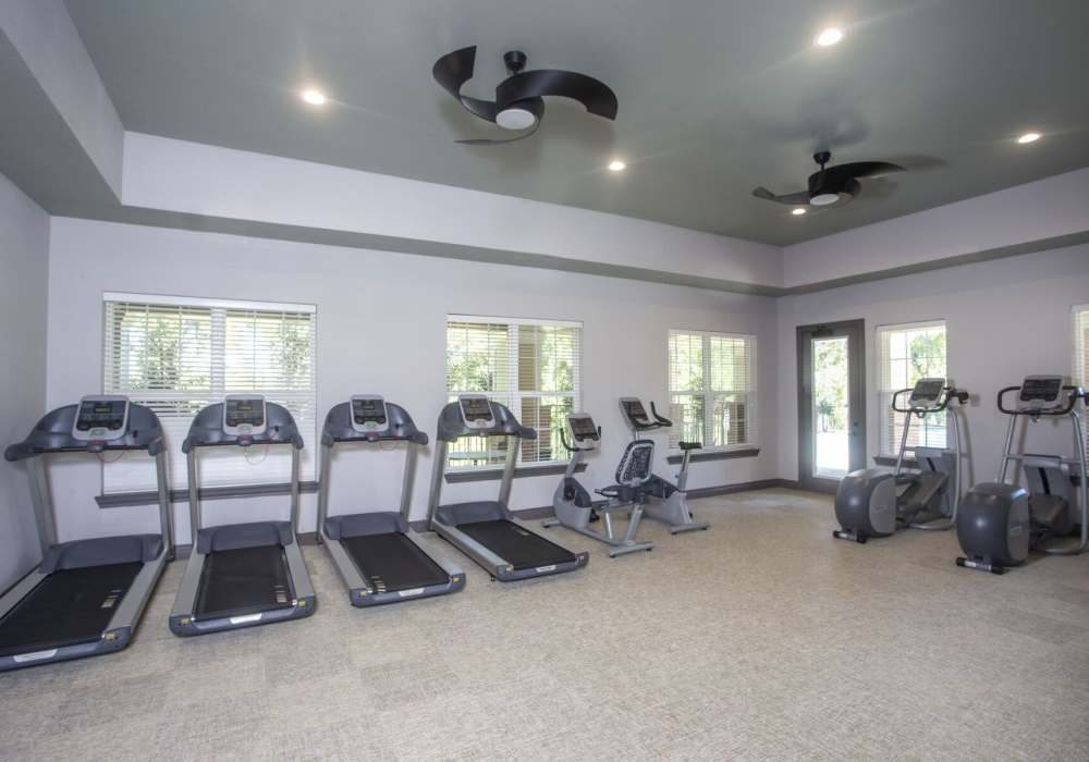 Community fitness center at Lakeside Villas in Baton Rouge, Louisiana