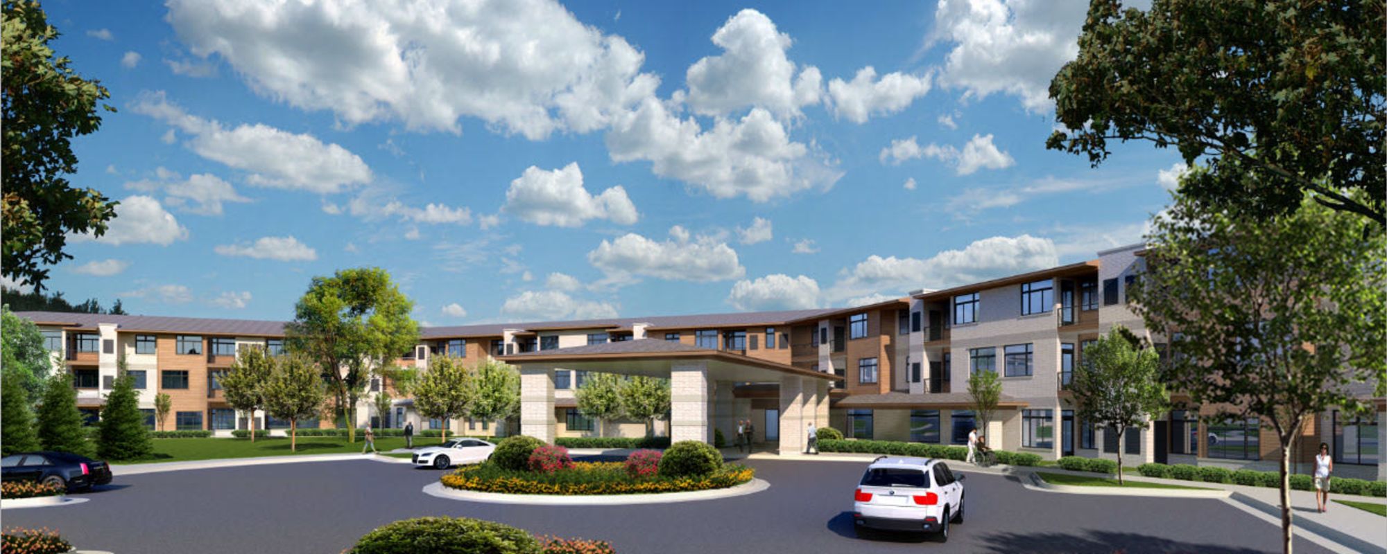 Exterior rendering of All Seasons Ann Arbor in Ann Arbor, Michigan
