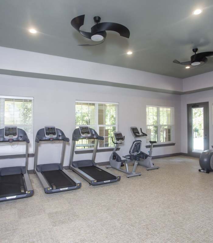 Modern fitness at Lakeside Villas in Baton Rouge, Louisiana