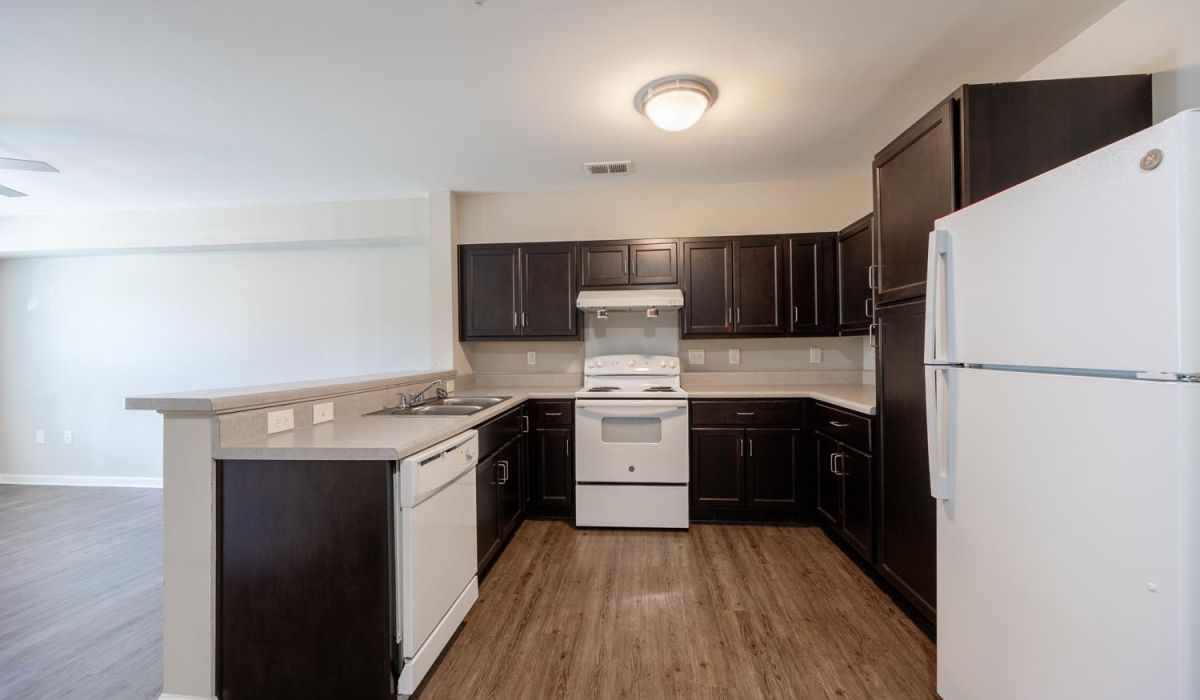 Kitchen at Shepard Greene in Zebulon, North Carolina