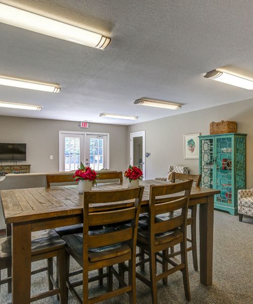 Community room at Seaborn Greene in Bamberg, South Carolina