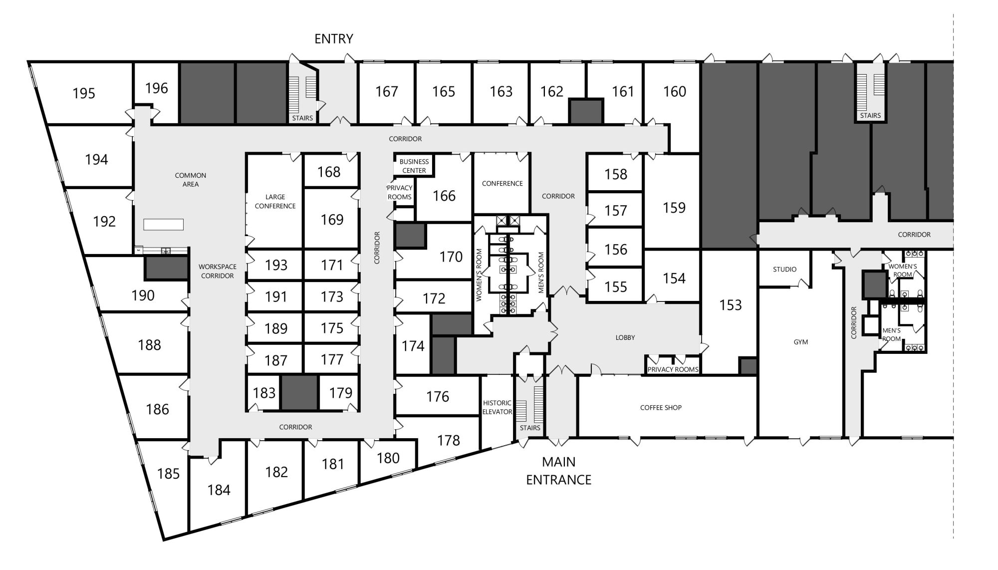 Community map of Workhouse at Union Terminal in Jacksonville, Florida