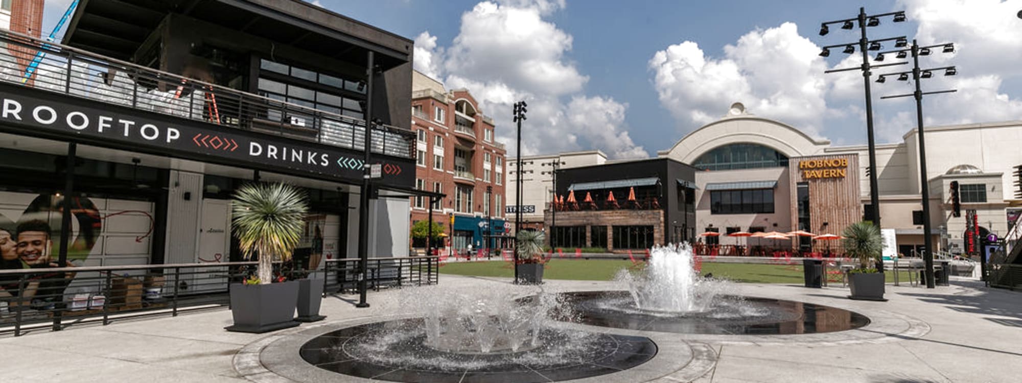 Atlantic Station near 17th Street Lofts in Atlanta, Georgia