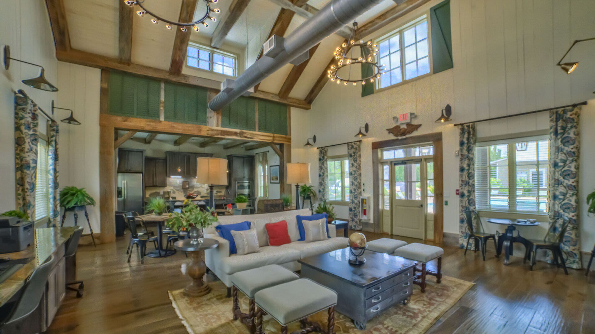 Lobby area with natural lighting Avonlea Creekside in Marietta, Georgia