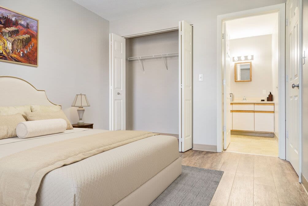 Spacious bedroom with a closet at 840 County in Taunton, Massachusetts
