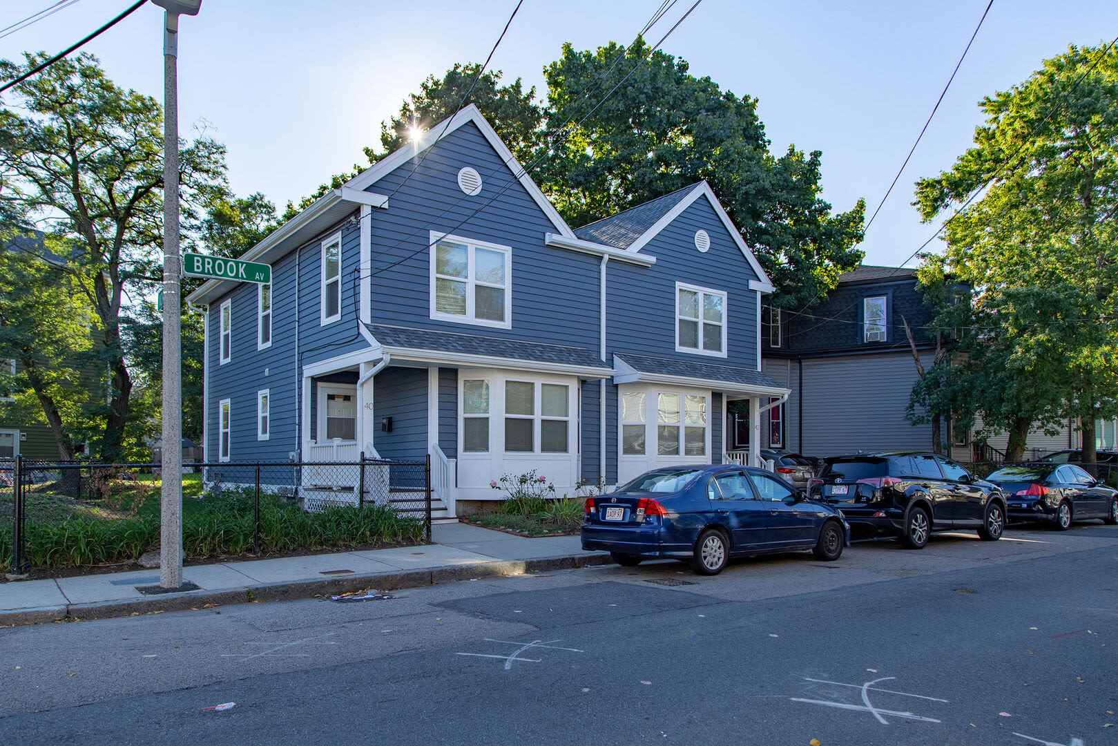 Entrance of the apartment at Brook Avenue Apartments in Roxbury, Massachusetts