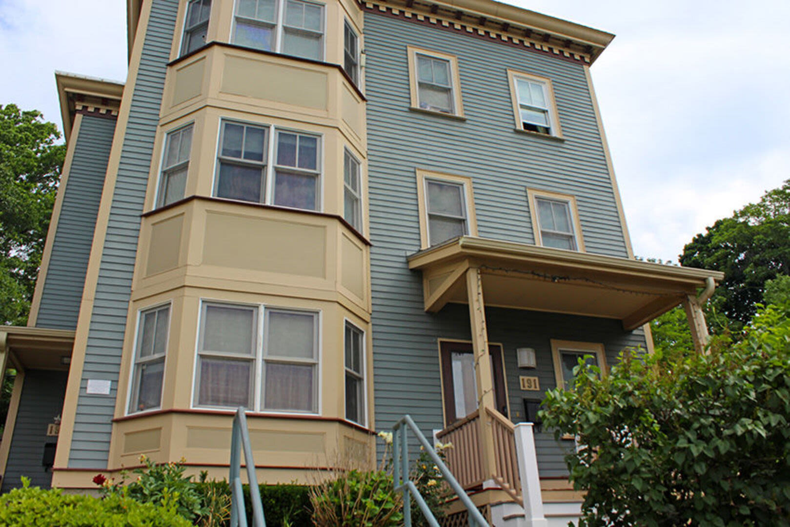 Apartment with plants surrounding at Catherine H. Gallagher Coop in Jamaica Plain, Massachusetts