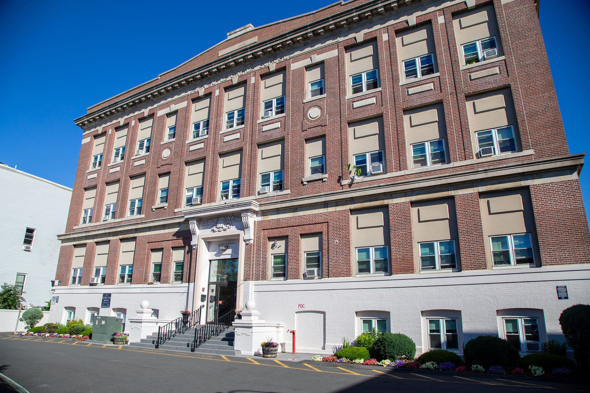 Modern apartments at John Boyle O'Reilly Apartments in South Boston, Massachusetts