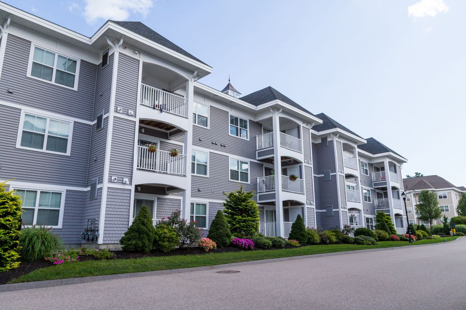 Apartment exterior view at Sterling Place in Lakeville, Massachusetts