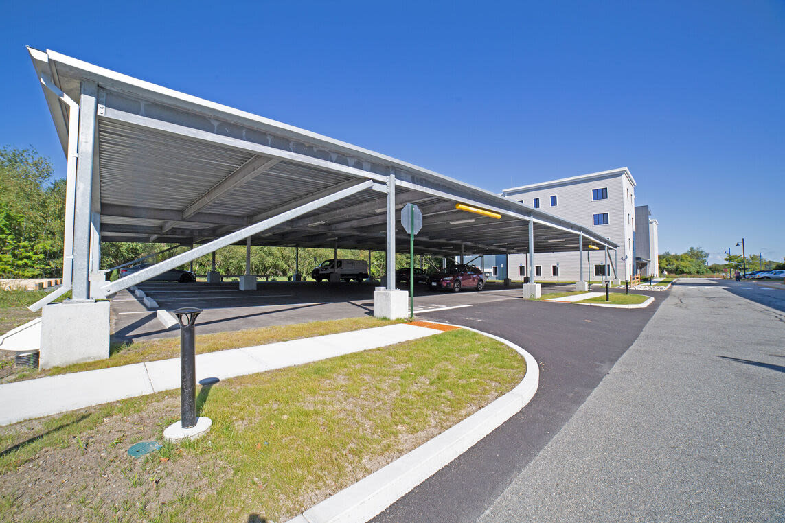 Parking space at Solara in Tiverton, Rhode Island