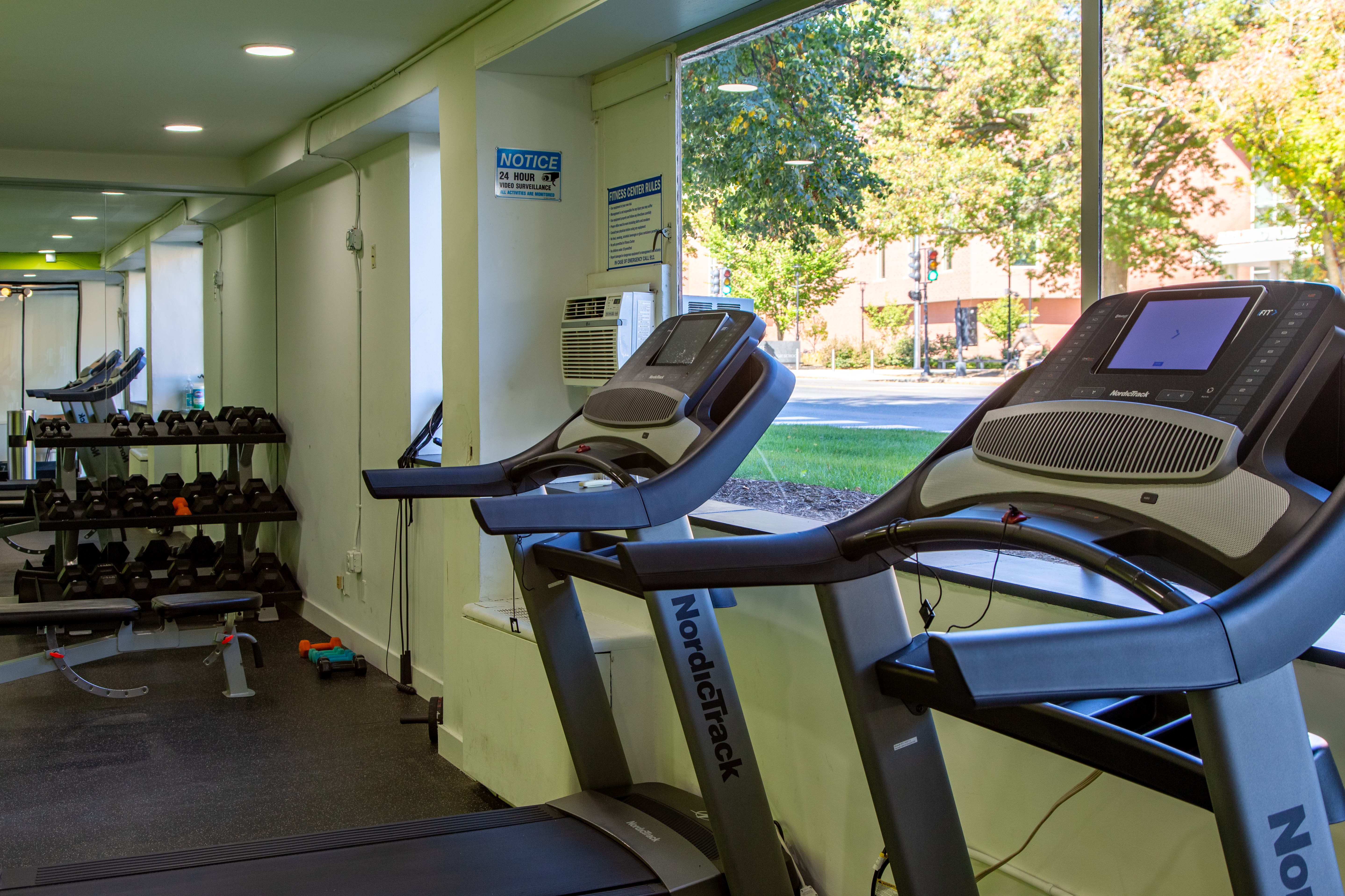 Fitness center at HCA 840-846 Mass Ave in Arlington, Massachusetts