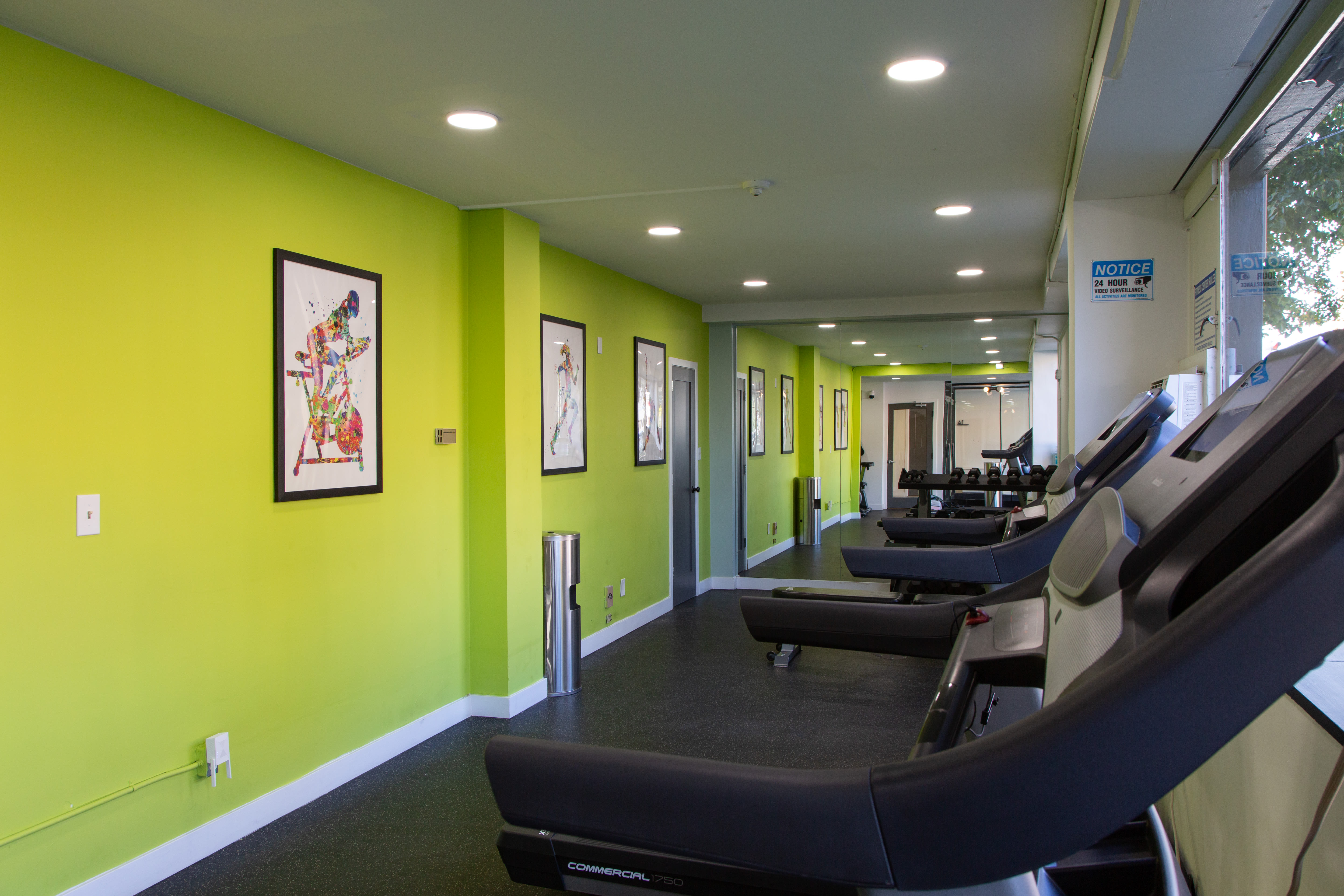 Fitness center at HCA 840-846 Mass Ave in Arlington, Massachusetts