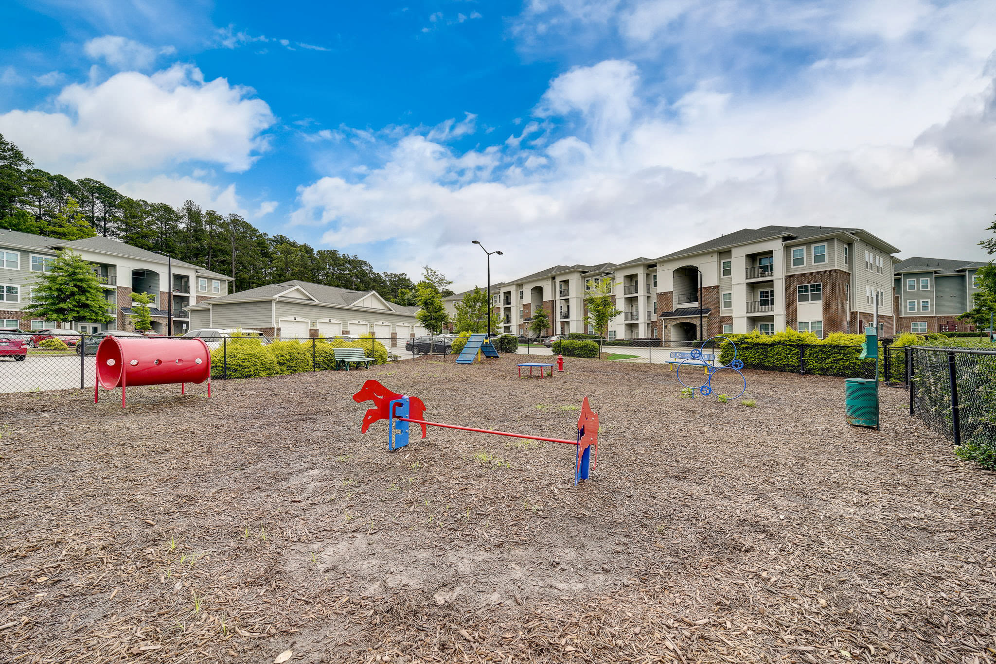 Dog park at Park Place Apartments