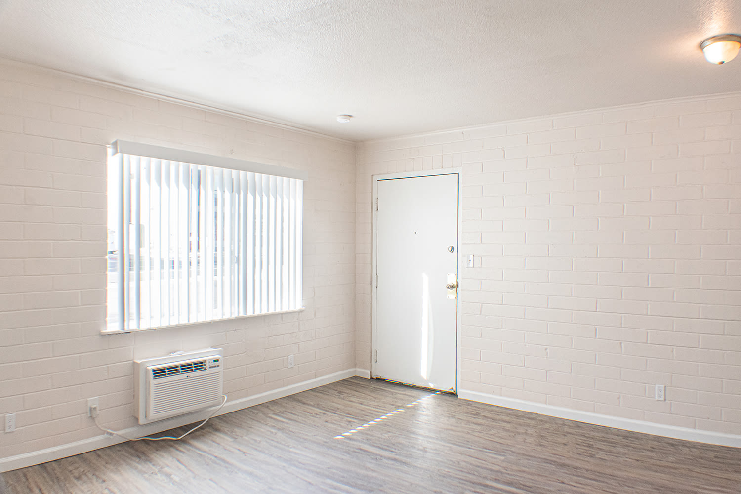 Bedroom with large window Truckee River Terrace in Reno, Nevada