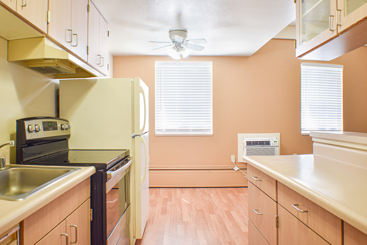Kitchen with light accents Truckee River Terrace in Reno, Nevada