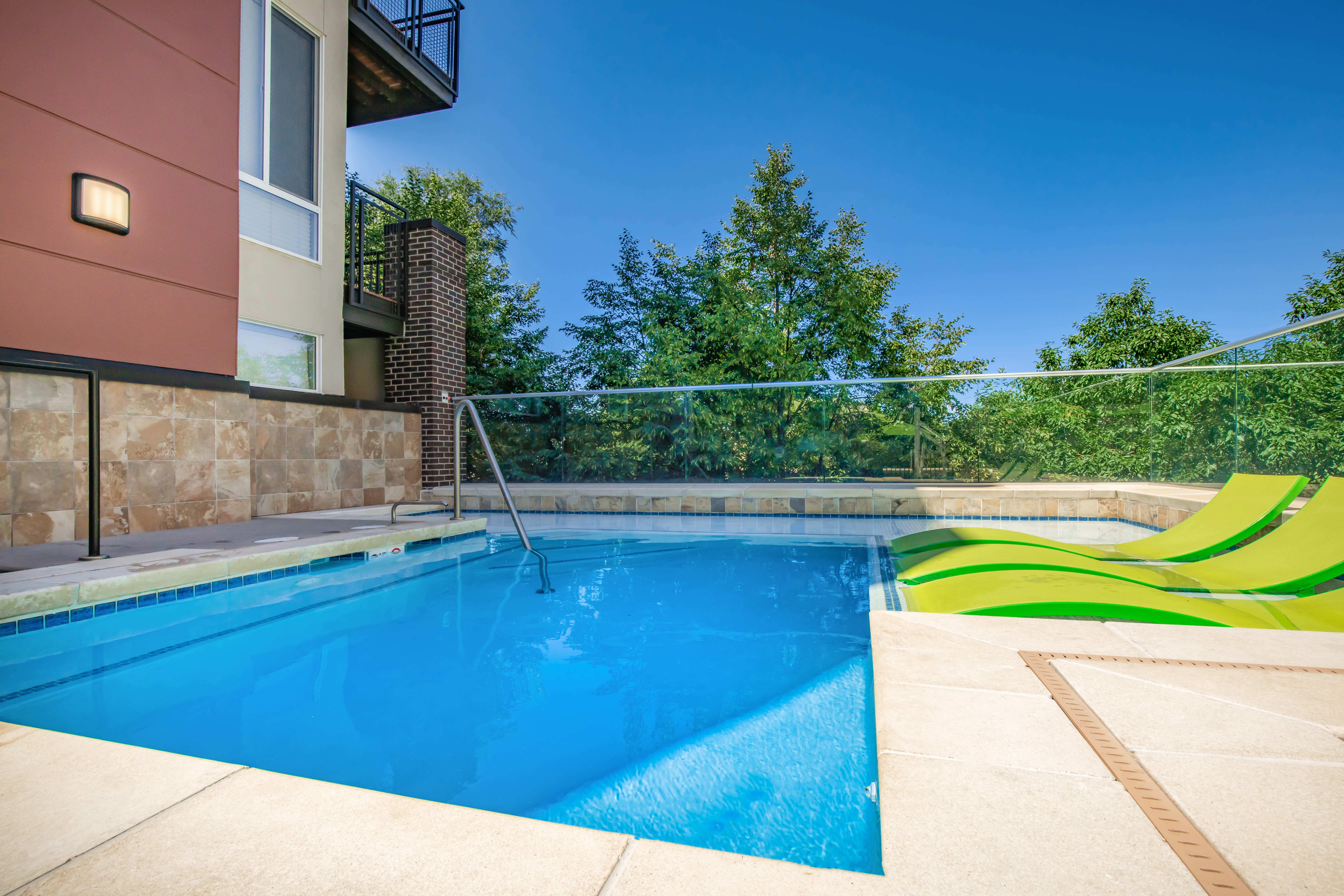 Pool at Park Place Olde Town Apartments (3 of 4)