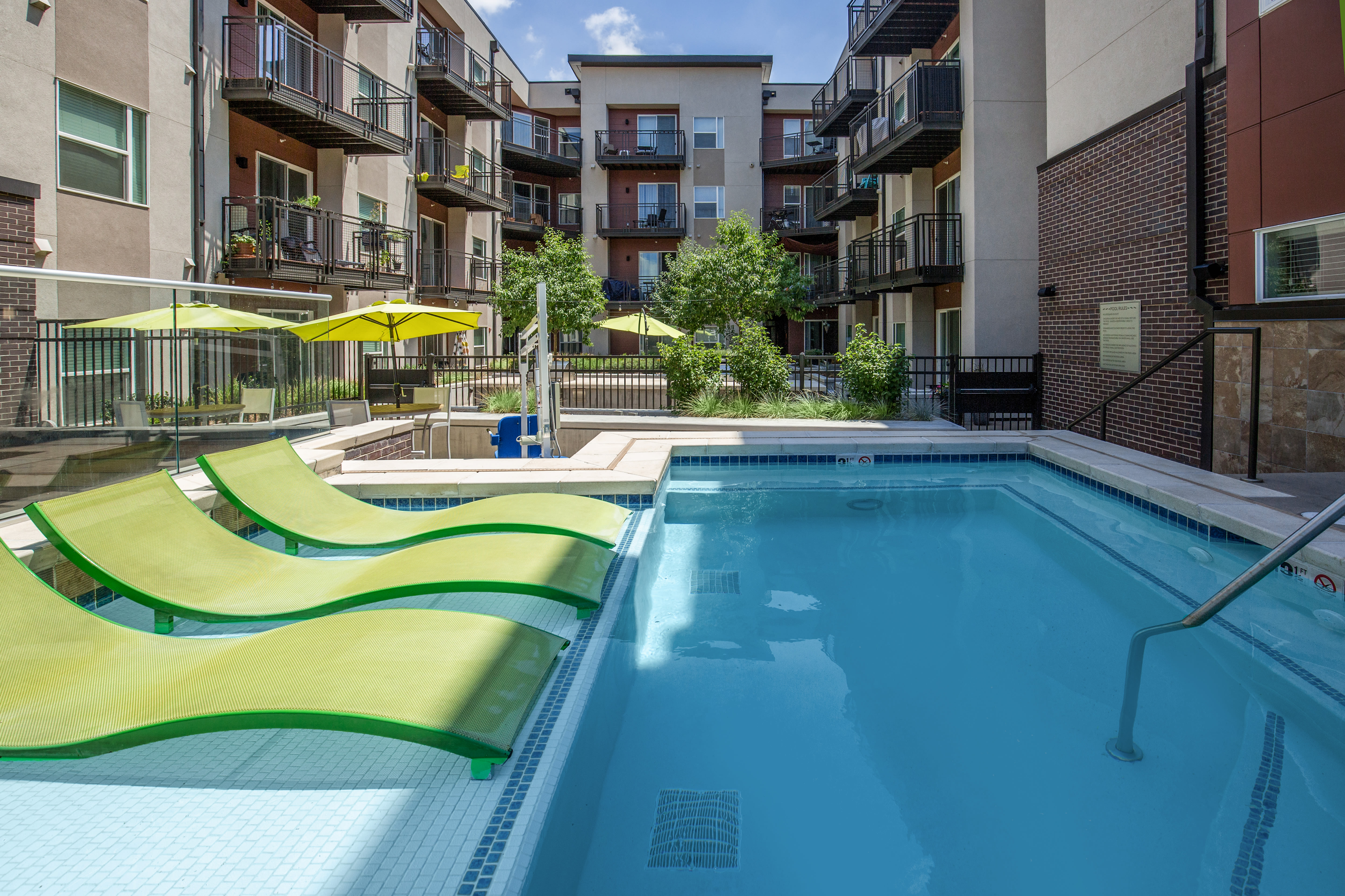 Pool at Park Place Olde Town Apartments (4 of 4)