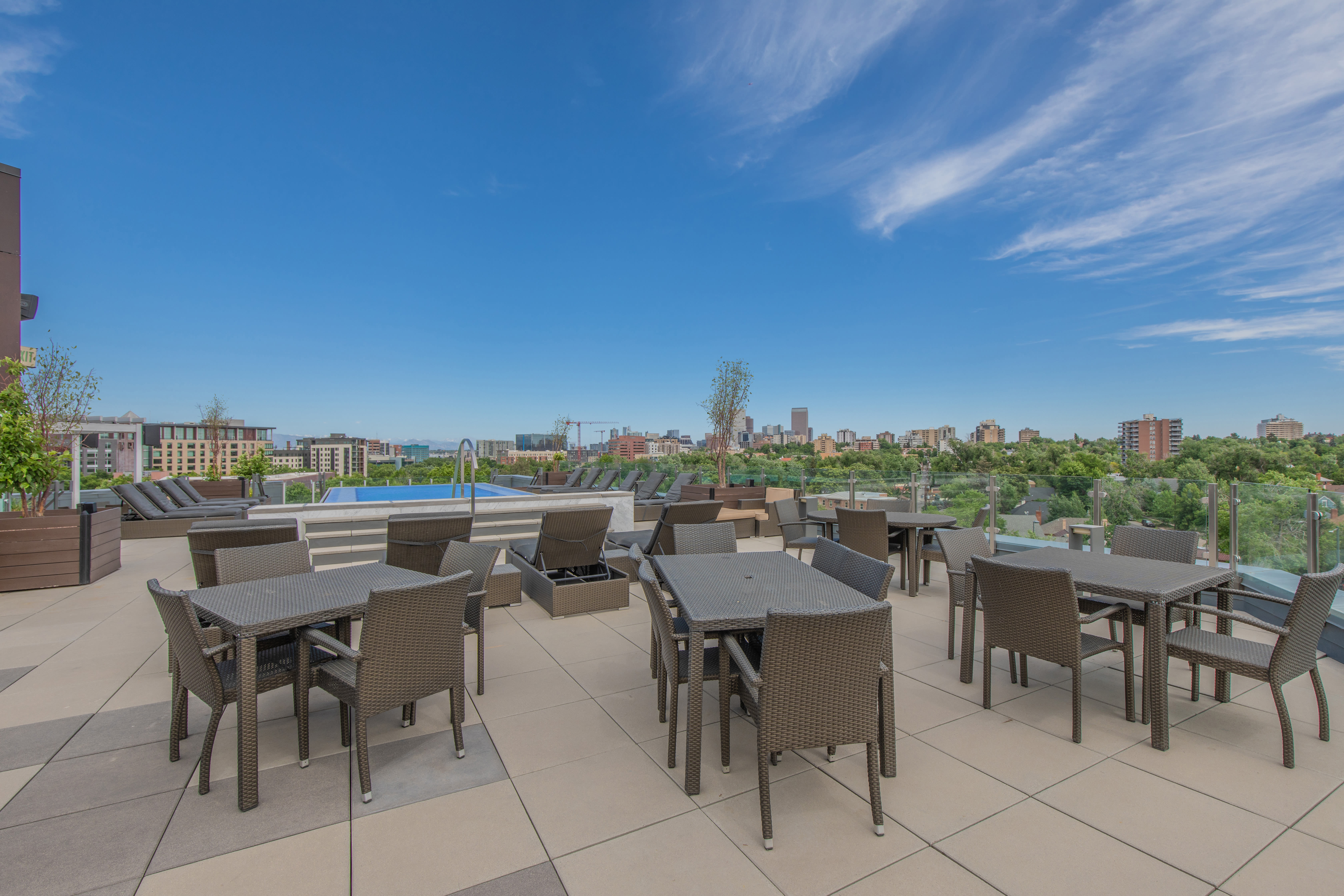 Roof deck at The View at Wash Park