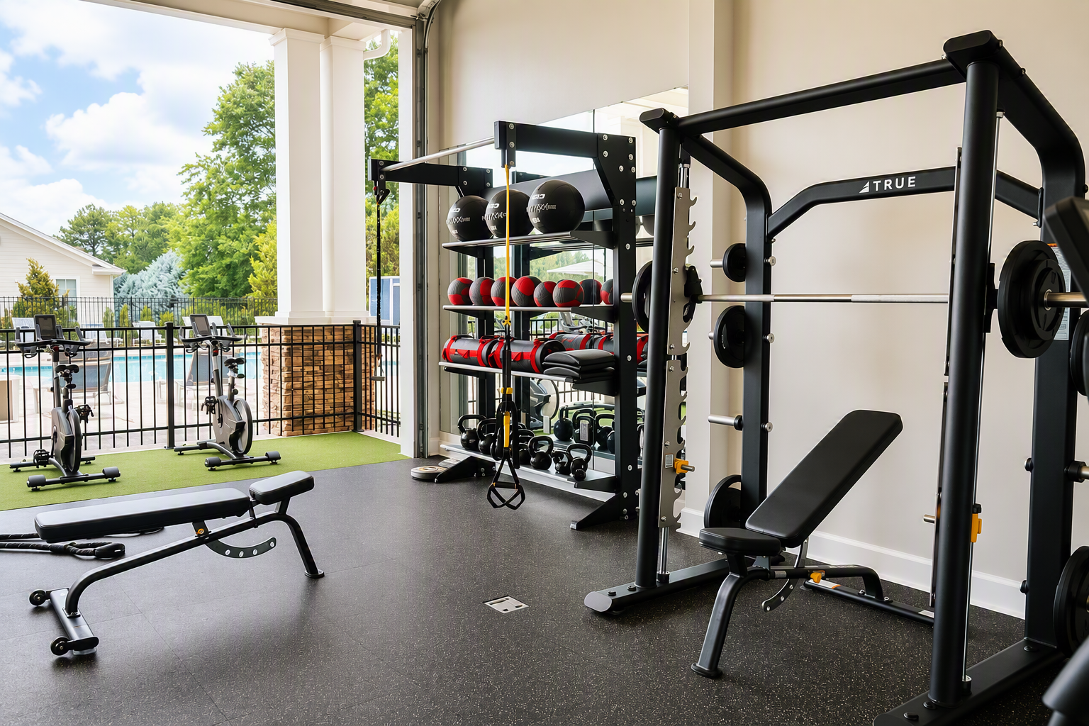 Gym at The Mills Apartment Homes (3 of 3)