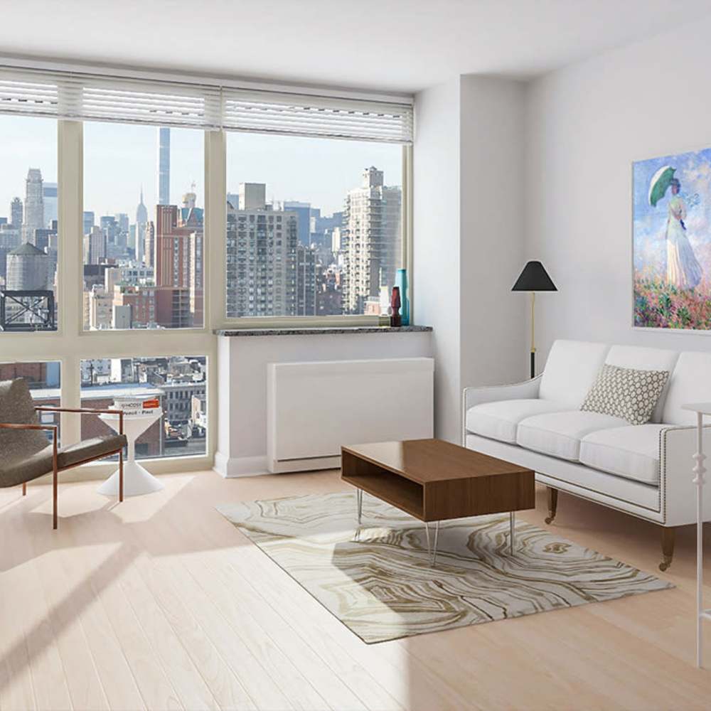 Living space with plenty of room at The Ventura in New York, New York