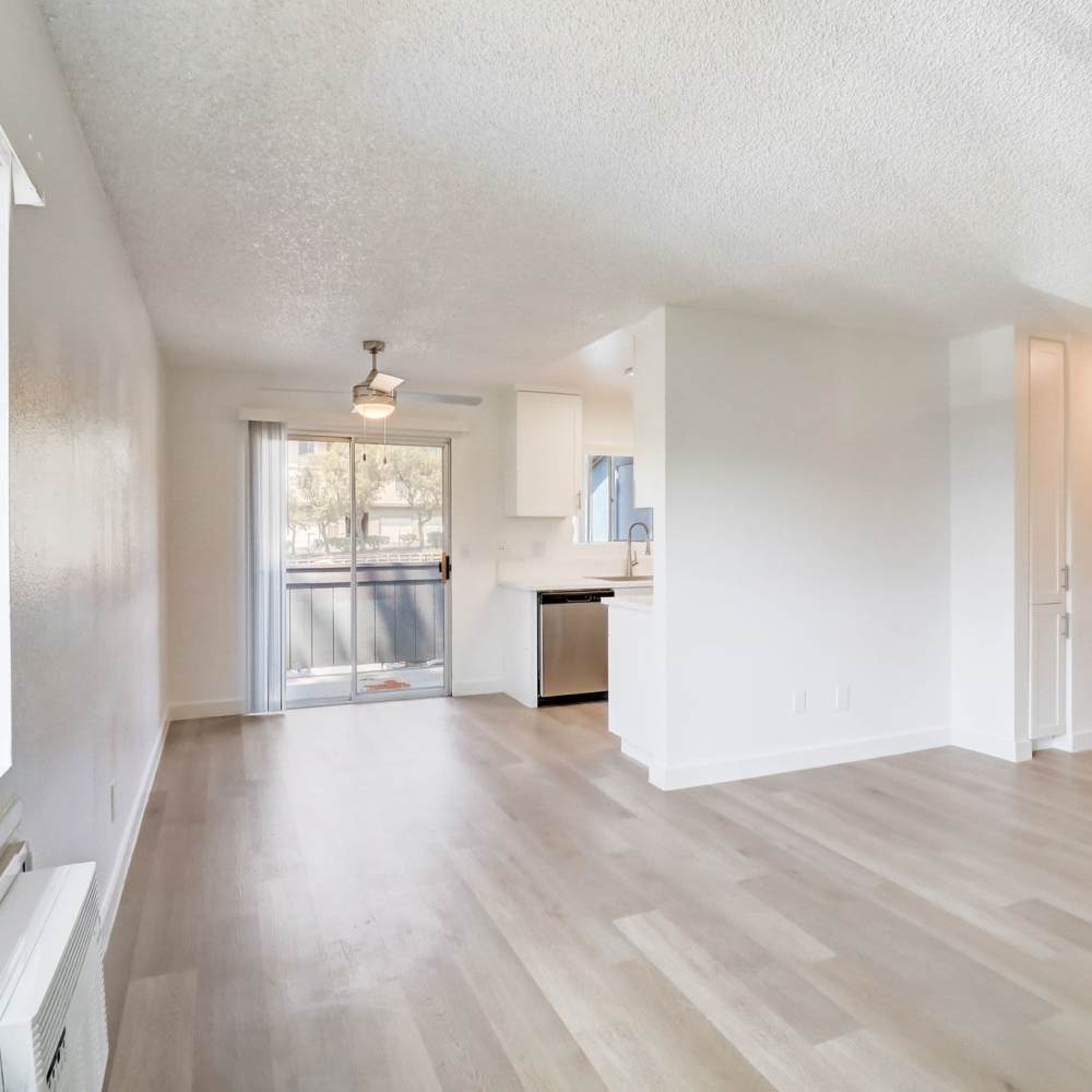 Modern living areas at Terre at Lakeside in Lakeside, California