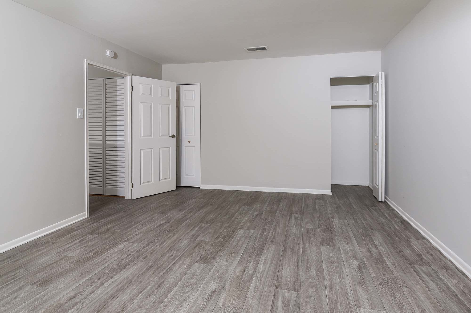 Unfurnished bedroom with closet at The Nolan in Morrisville, Pennsylvania