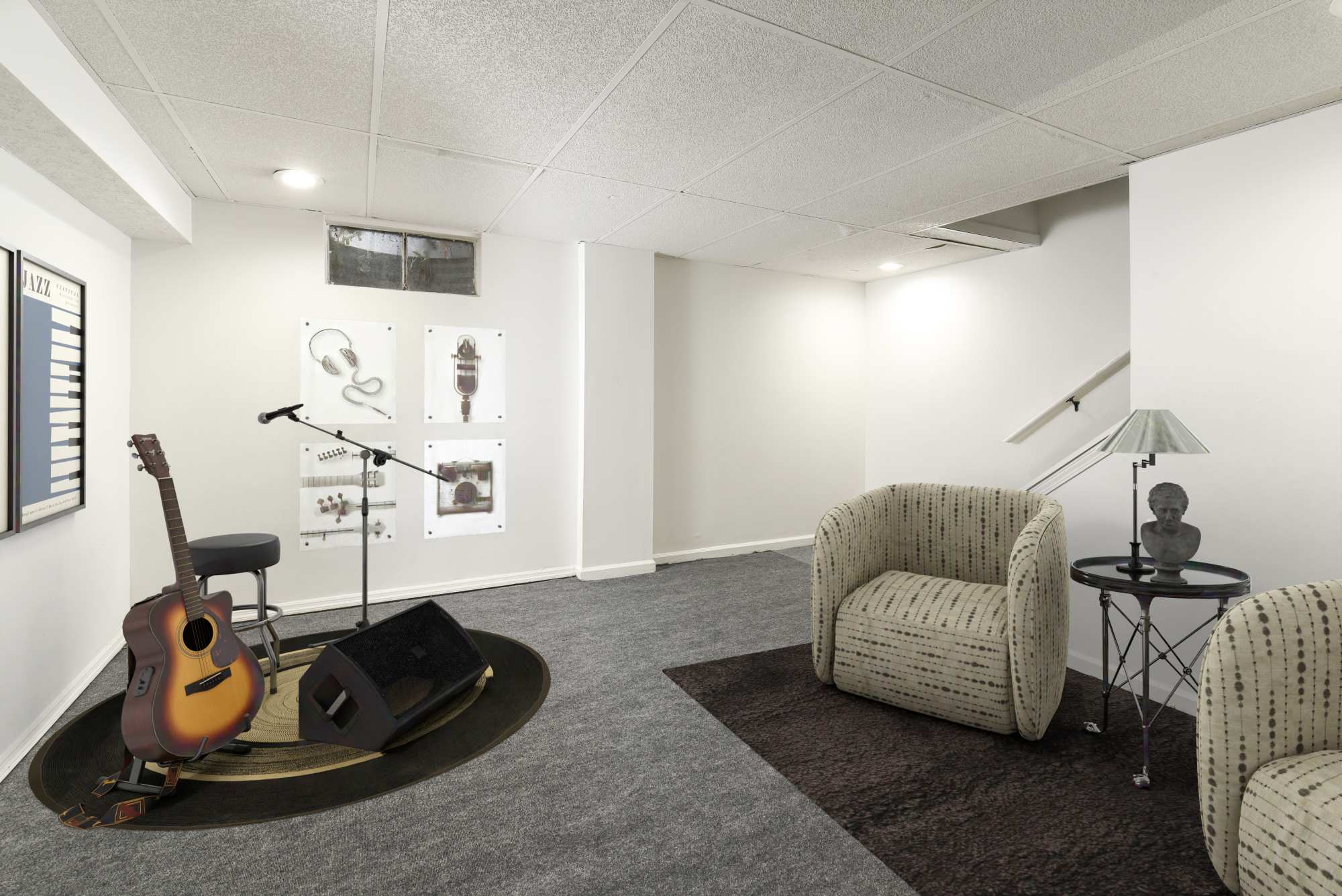 West private basement at Pointe at Northern Woods in Columbus, Ohio