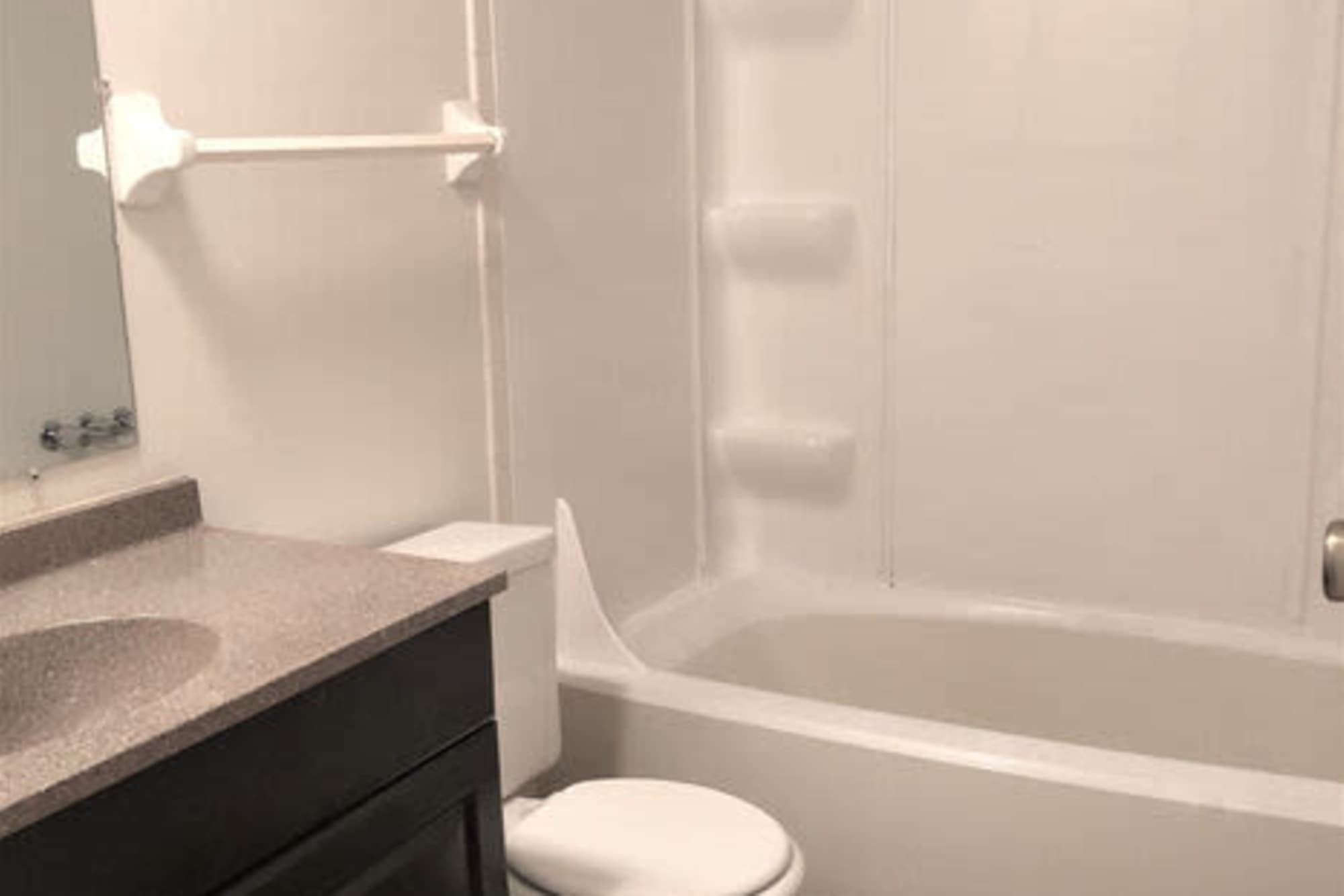 Village bathroom at Pointe at Northern Woods in Columbus, Ohio