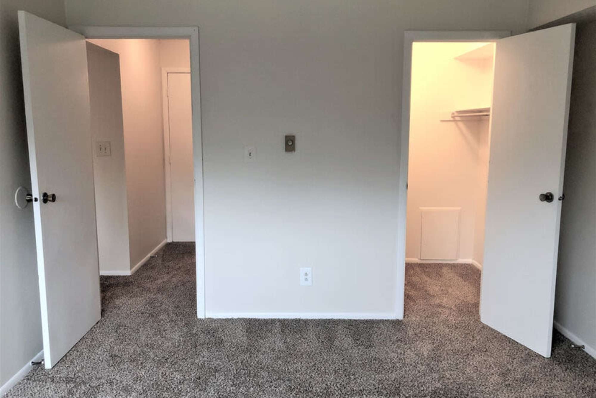 Village unfurnished bedroom at Pointe at Northern Woods in Columbus, Ohio