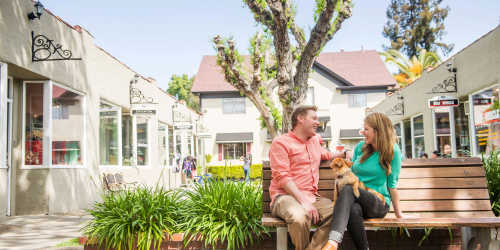 Residents relaxing after a day on the town near Orchard City Lofts in Campbell, California