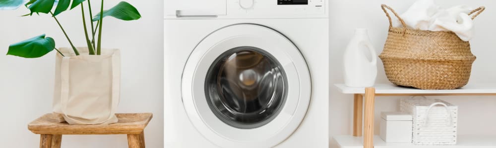 A washing machine for residents at Residence at Marathon in Columbus, Georgia