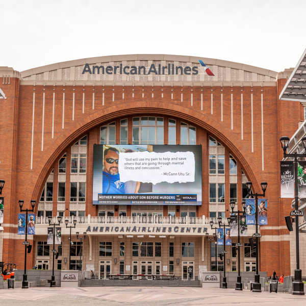 American airlines Stadium near The 23 in Dallas, Texas
