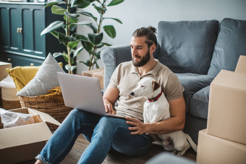 A potential customer looking at Our Self Storage online.