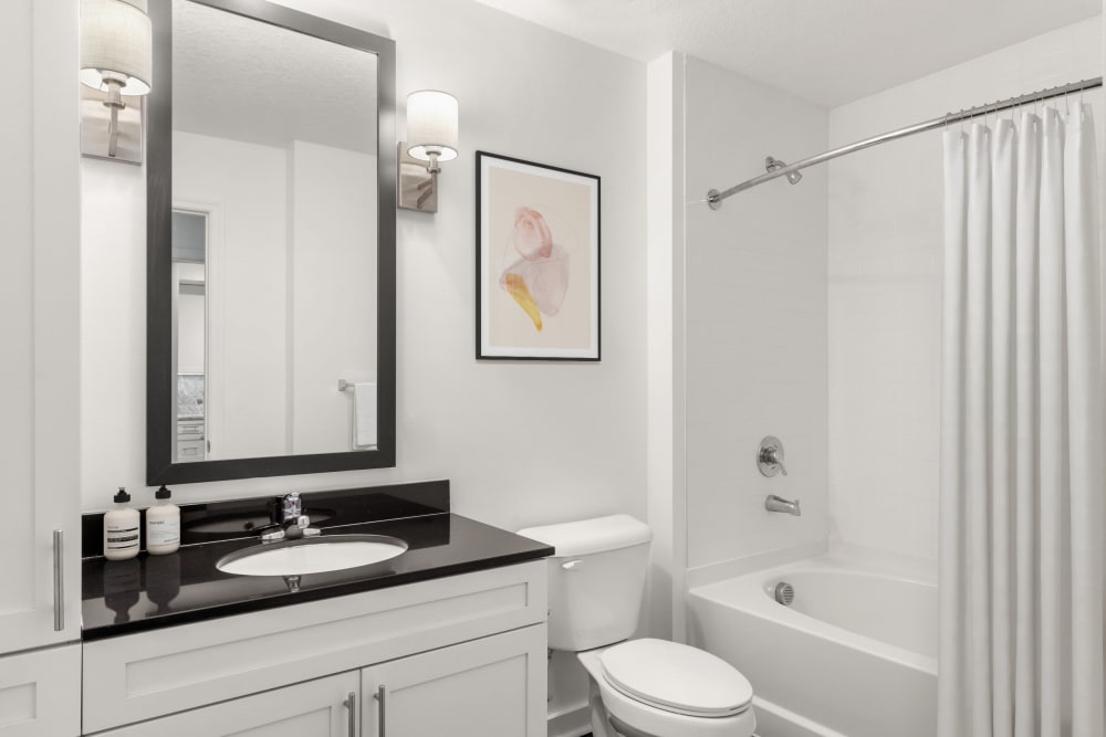Luxury bathroom at Oceanside Lantana in Lantana, Florida