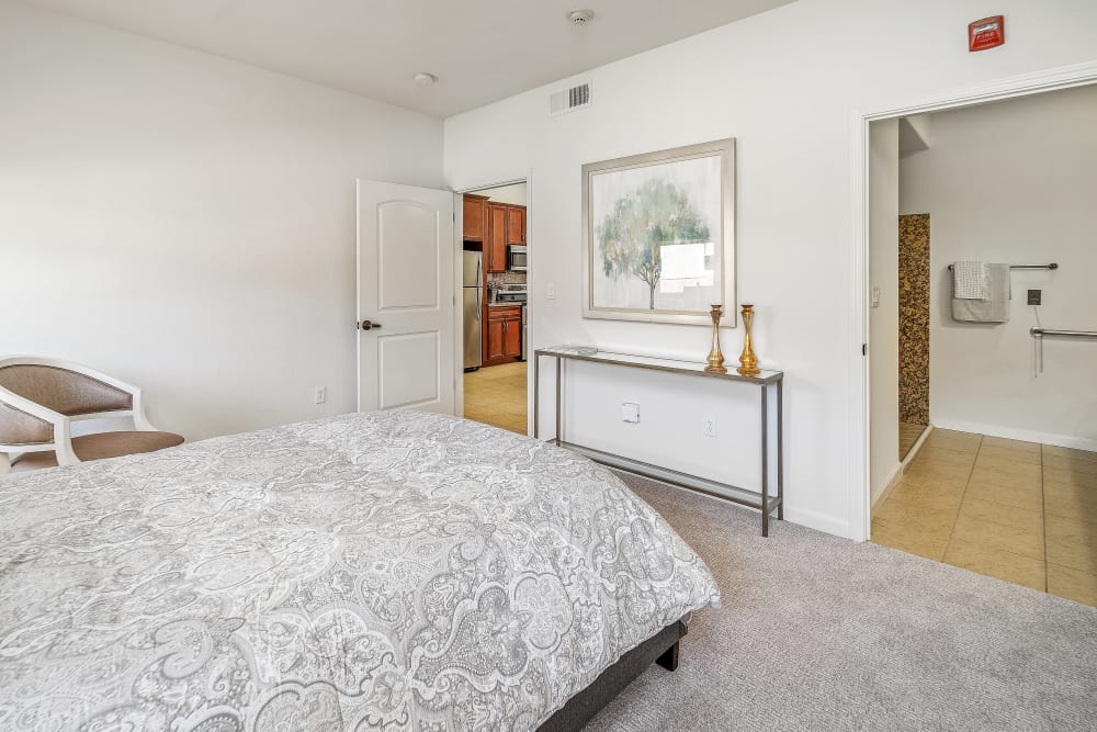Primary bedroom at Ponté Palmero in Cameron Park, California