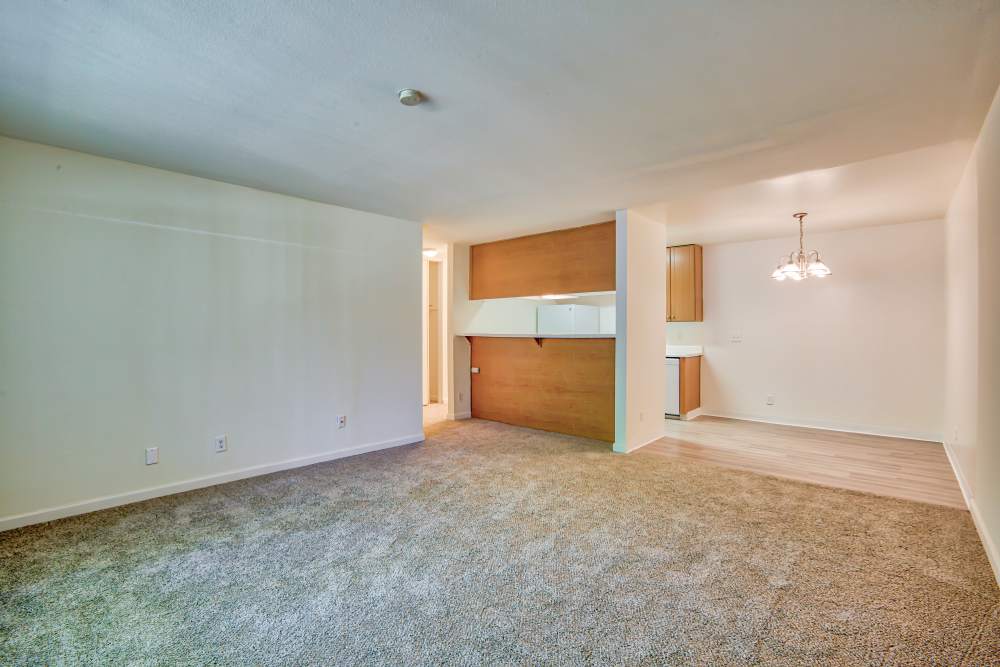 Living area  at Almaden 1930 in San Jose, California