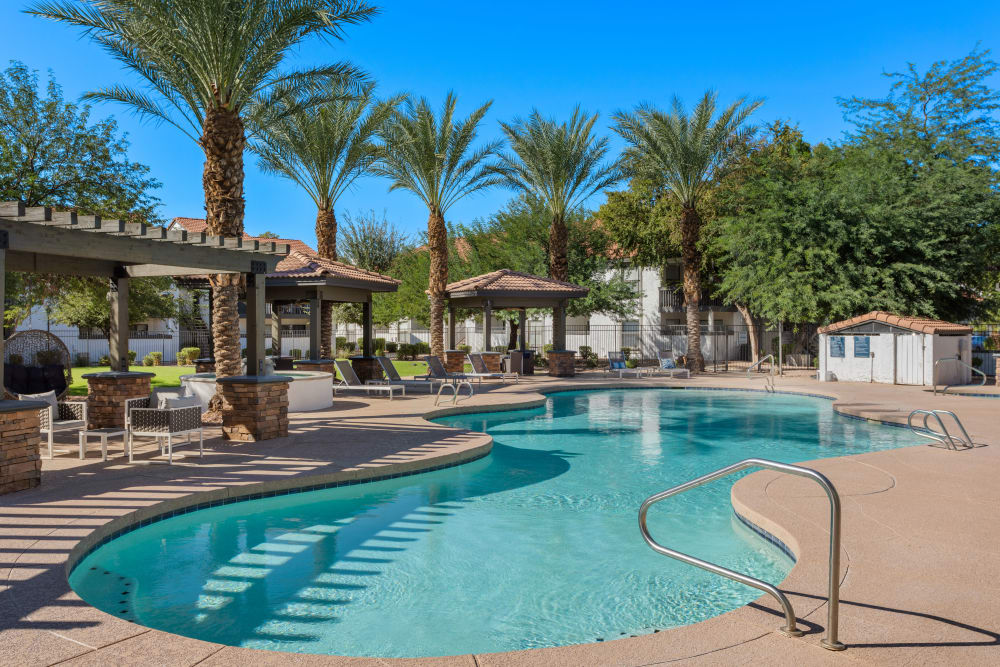 Swimming pool at Cielo on Gilbert in Mesa, Arizona