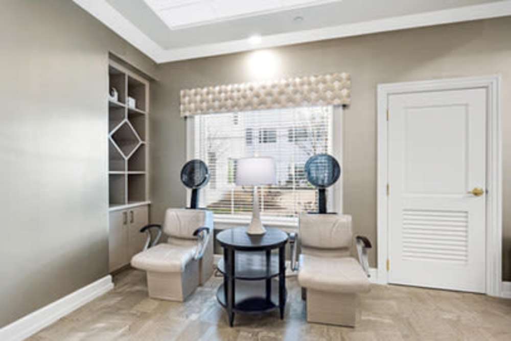 Hair salon at The Meridian at Carolina Lakes in Indian Land, South Carolina