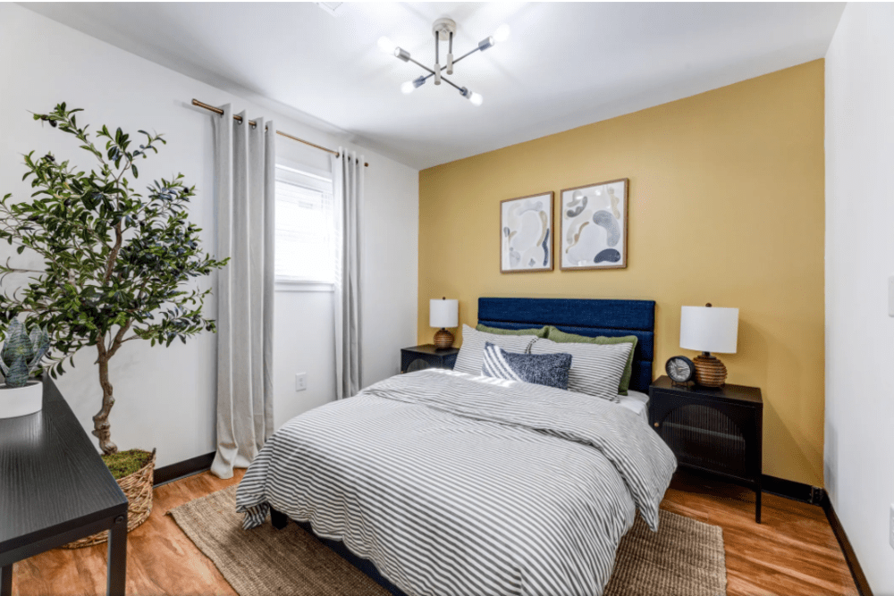 Spacious bedroom at The Avenue at 3060 in Atlanta, Georgia