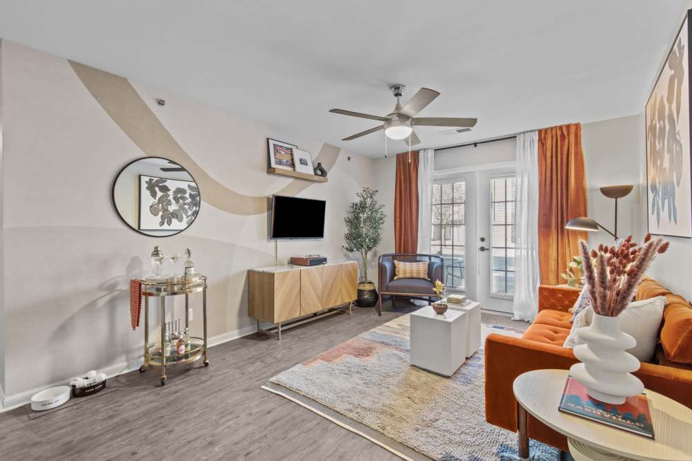 Living room at Albion at Murfreesboro in Murfreesboro, Tennessee