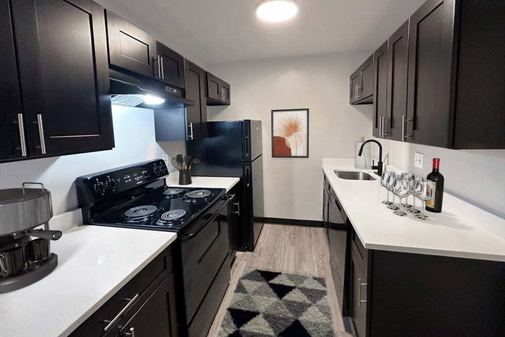 Kitchen at Continent Village in Columbus, Ohio